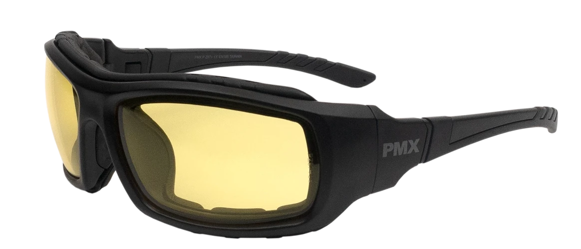 Очки баллистические стрелковые PMX Rash G-8330ST Anti-fog Желтые 89%