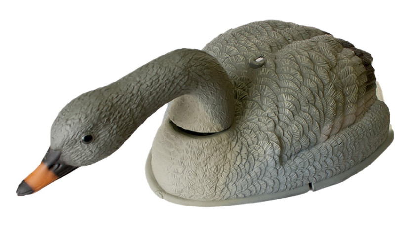 Чучело гуся гуменника Birdland  кормящегося на опоре (корпус из 2 частей)