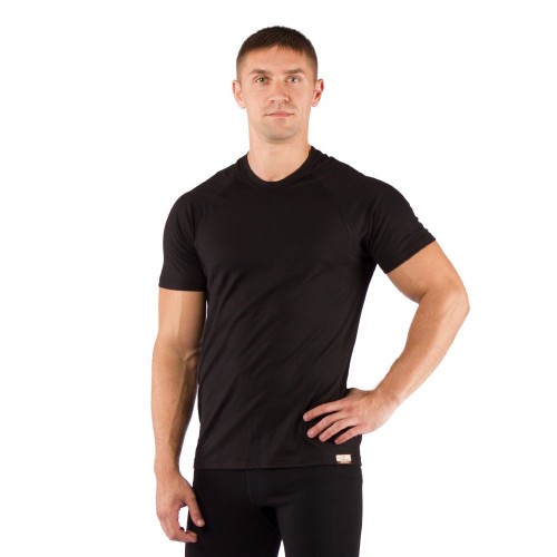 Ф Lasting Quido с коротким рукавом Чёрный