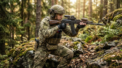 Перчатки тактические Стикхант Major Half укороченные прорезиненные Чёрный