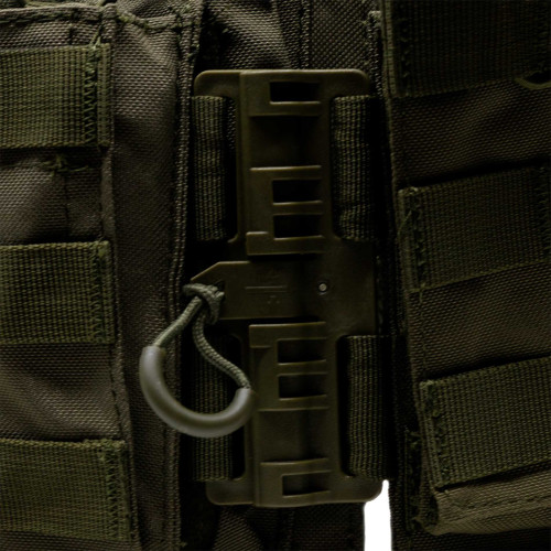 Разгрузка RusForce CPQR Pro для крепления снаряжения и бронеплит на 15 карманов Зелёный