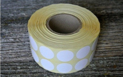 Заклейки для IPSC мишеней, белые (4000 шт./рулон)