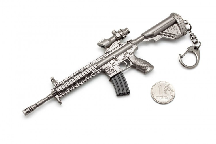 Брелок Microgun M Винтовка Heckler and Koch M416 Delta Force Edition с вытаскивающимся магазином