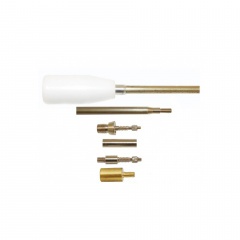 Шомпол ЧИСТОGUN CH-65-SCB для .35 - .50 калибра Папа 12/28 - Мама 8/32 D=8 мм L=65 см Латунь