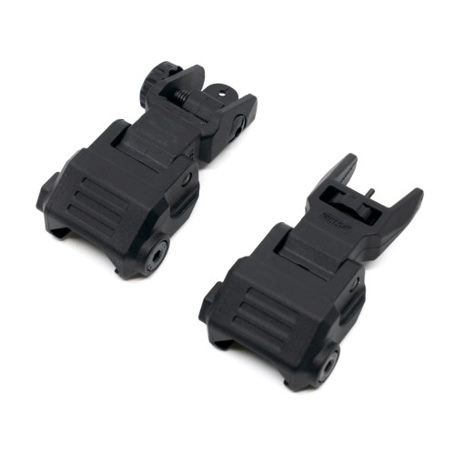 Мушка и целик DLG Tactical (DLG166) на планку Weaver / Picatinny Чёрный