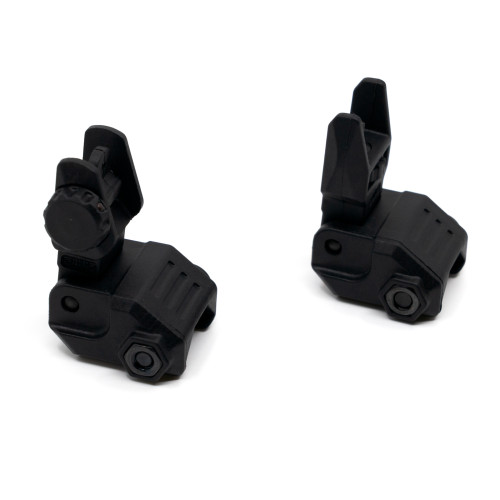 Мушка и целик DLG Tactical (DLG166) на планку Weaver / Picatinny Чёрный