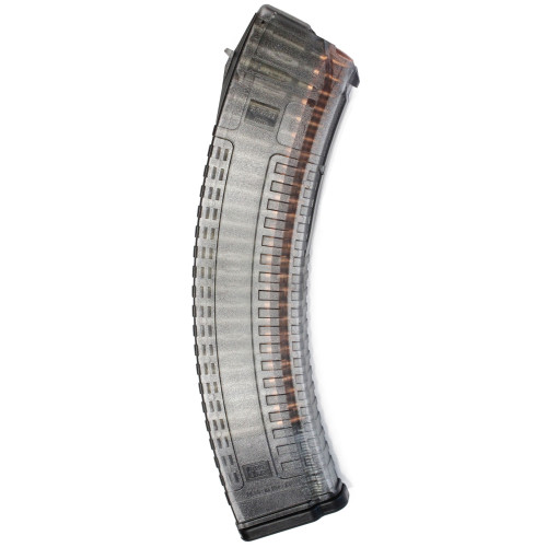 Магазин Pufgun SG545 для АК-74 / Сайга 5.45х39 на 50 патронов Прозрачный
