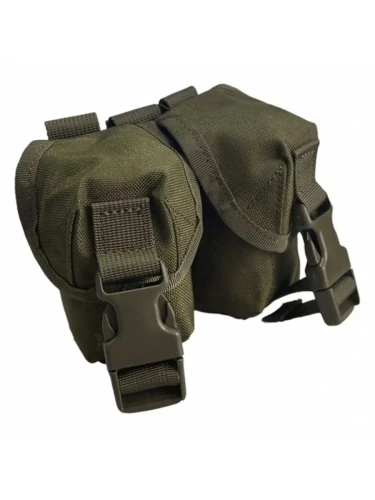 Подсумок RusForce закрытый на Molle для 2-х гранат Хаки