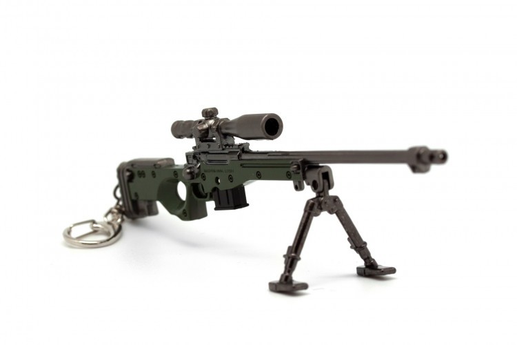 Брелок Microgun M Снайперская винтовка AWM с вынимающимся магазином и сошками