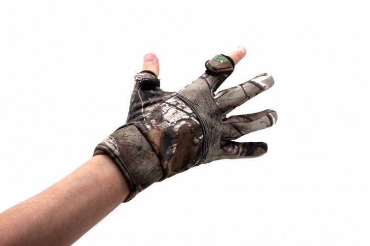 Перчатки Стикхант Триггер демисезонные полноразмерные Осенний лес