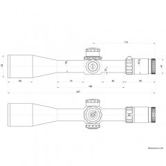 Прицел оптический Kahles K624i 6-24X56 IR FFP AO WP (10615) Сетка SKMR3 (R