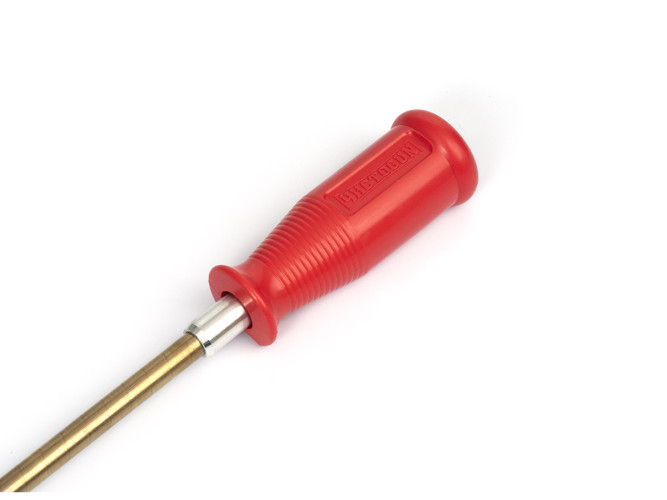 Шомпол ЧИСТОGUN CH-85-SCB для .35 - .50 / .410 - 12 калибра Папа 12/28 - Мама 8/32 D=8 мм L=85 см Латунь