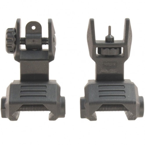 Мушка и целик DLG Tactical (DLG167) на планку Weaver / Picatinny Чёрный