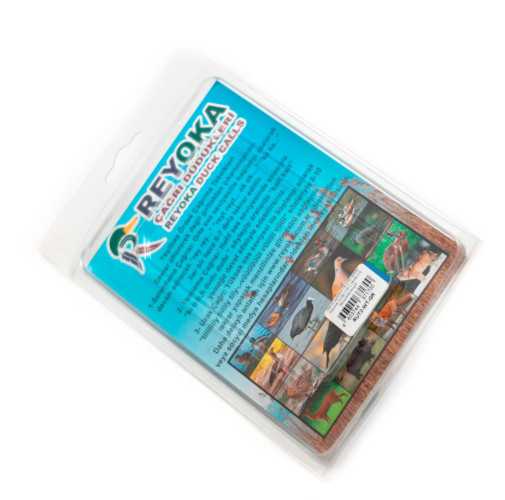 Манок духовой на утку крякву Reyoka Ordek Cift 2 лепестка Белый / Зелёный