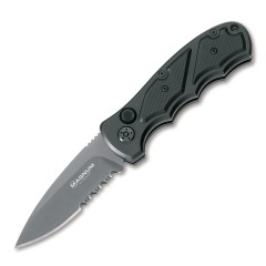 Нож складной Boker Magnum Blitz Serrated 01BO131 клинок 8 см Черный