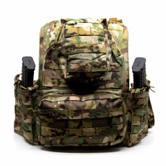 Разгрузка RusForce CPQR Pro для крепления снаряжения и бронеплит на 15 карманов Мультикам