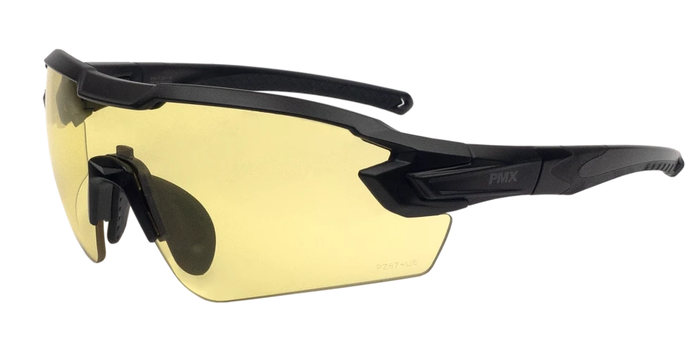 Очки баллистические стрелковые PMX Temper G-8430ST Anti-fog Желтые 89%