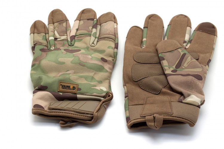 Перчатки тактические Gongtex Tactical полноразмерные Мультикам