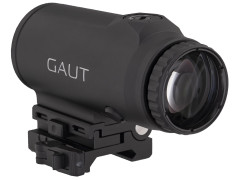 Магнифер Gaut Garnet 5x30 откидной быстросъёмный для коллиматорного прицела на Picatinny
