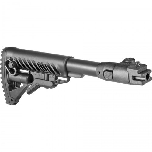 Приклад телескопический Fab Defense M4-AK P для АК-47 / АК-74 Чёрный