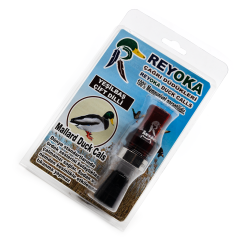 Манок духовой на утку крякву Reyoka Ordek Cift 2 лепестка Красный / Прозрачный