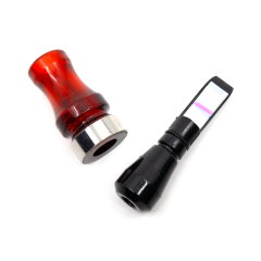 Манок духовой на утку крякву Reyoka Ordek Cift 2 лепестка Красный / Прозрачный