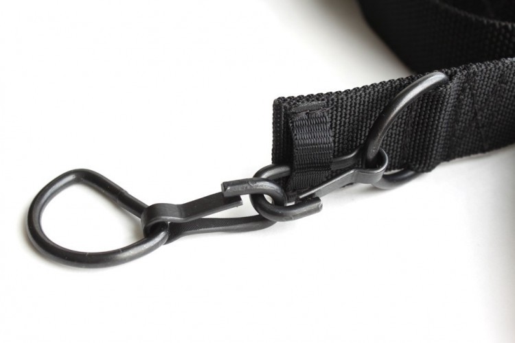 Тактический 1-2-3 точечный ремень "ДОЛГ - М2" Стандартный (Черный)