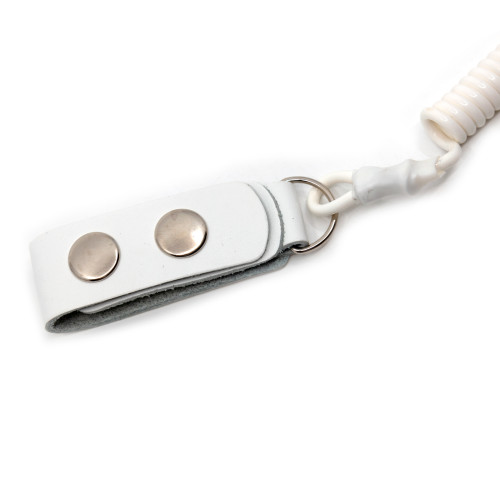 Шнур страховочный (тренчик) для пистолета Стикхант - Карабинер - белый