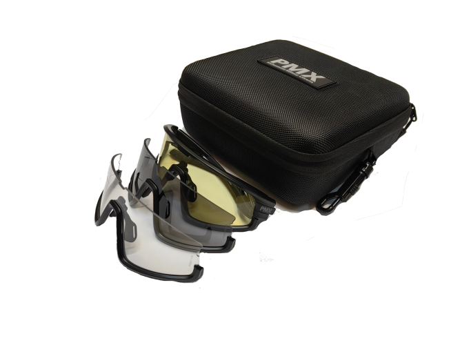 Очки баллистические стрелковые PMX Viewpoint G-8900STRX KIT ANTI-FOG Прозрачные 96% Жёлтые 89% Серые 23%