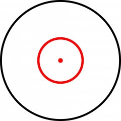 Прицел призматический Leapers UTG Accushot Prismatic T4 CQB 4X32 IR SFP FP WP (SCP-T4IECDQ) Сетка Circle DOT (Гравировка)