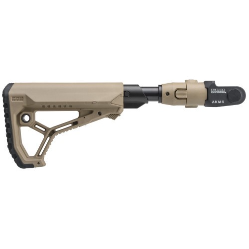 Приклад телескопический Fab Defense C-AKMS P SB GL-CORE для АКМС с амортизатором Койот