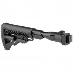 Приклад телескопический Fab Defense M4-AKMS P SB с амортизатором для АКМС Чёрный