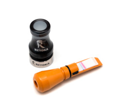 Манок духовой на утку крякву Reyoka Ordek Cift 2 лепестка Чёрный / Оранжевый