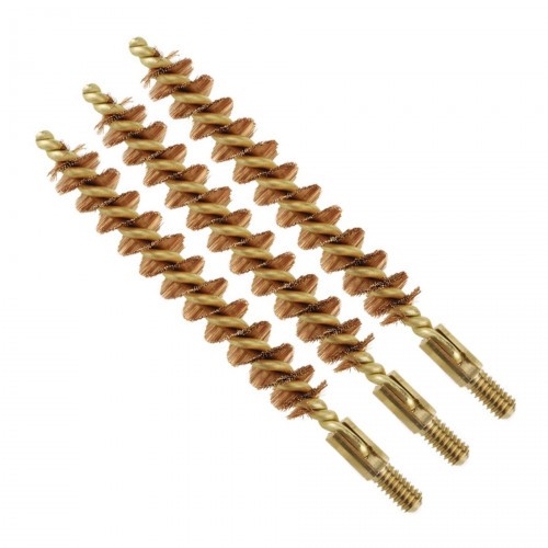 Ерш щетинный для чистки оружия Tipton Best Bore 758284 для .243 калибра Папа 8/32 Бронза 3 шт