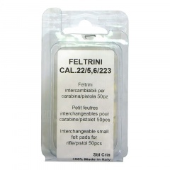 Патч войлочный для чистки оружия Stil Crin FELT_50_22 для .223 калибра 50 шт