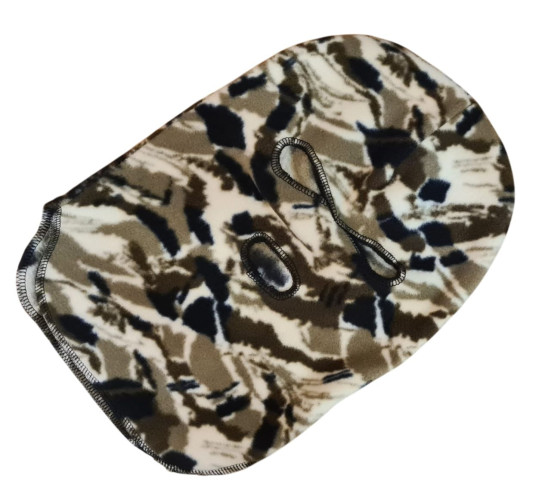 Маска балаклава Стикхант Диверсант зимняя флисовая 3 отверстия Зимний лес