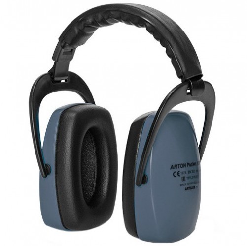 Наушники пассивные стрелковые Artilux Arton 1000 с поролоновыми амбушюрами SNR 28 ДБ Серый