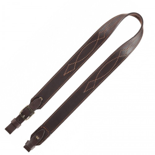 Ремень оружейный VEKTOR Р-14 без антабок с подкладкой из велюра и застёжкой запонкой Красный