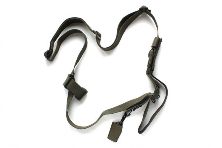 Тактический 1-2-3 точечный ремень "ДОЛГ - М2" Стандартный (Хаки)