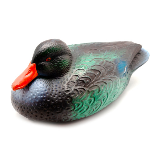 Чучело утиное Стикхант №5 Кряква селезень отдыхающий сминаемое резиновое