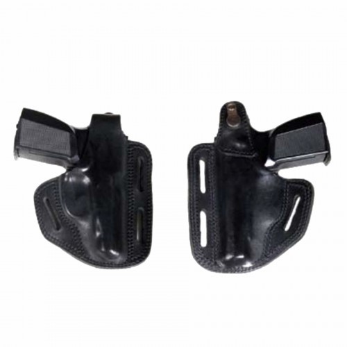 Кобура поясная VEKTOR 14-12 для ПМ с фиксацией оружия через курок из натуральной кожи