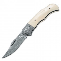 Нож складной Boker Magnum Damasc Bone 01MB180DAM клинок 7.8 см Бежевый