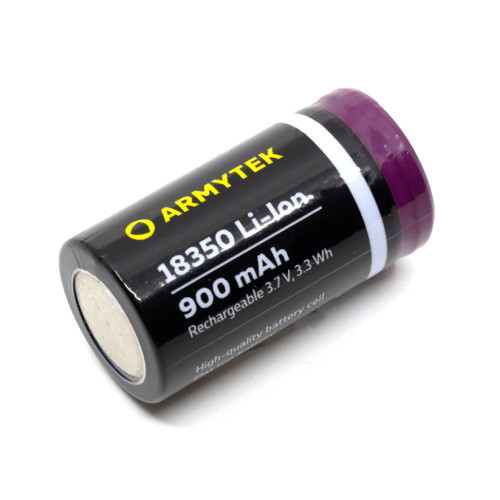 Аккумулятор Armytek Li-Ion A03401 Тип 18350 3.7V 900 мАч без защиты