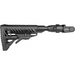 Приклад телескопический Fab Defense M4-AKS P SB с амортизатором для АКС-74У Чёрный