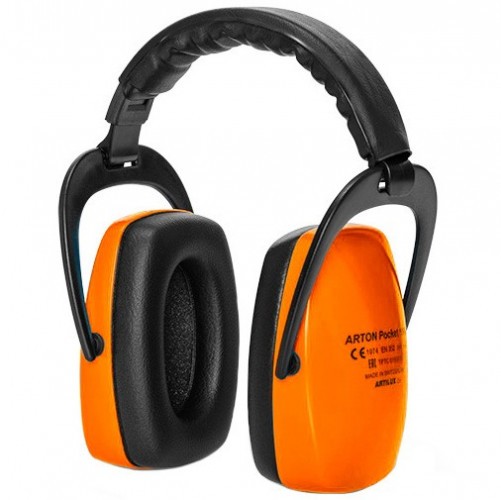 Наушники пассивные стрелковые Artilux Arton 1000 с поролоновыми амбушюрами SNR 28 ДБ Оранжевый