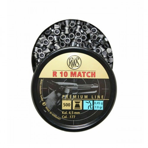 Пульки для пневматики RWS Premium R10 Match Плоские 4.5 мм 0.45 г (500 шт)
