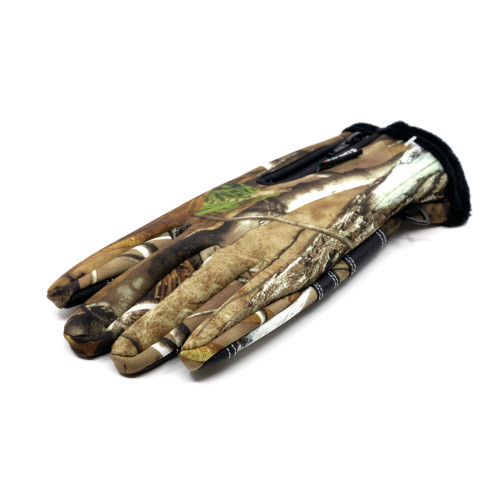 Перчатки тактические RusForce Tactical Sport демисезонные непромокаемые полноразмерные I-Touch Realtree APG