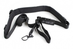 Ремень оружейный тактический Долг М3 1-2-3 точечный с мягкой подушкой стандартный Черный