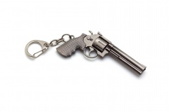 Брелок Microgun XS Револьвер Colt King Cobra Серебряный