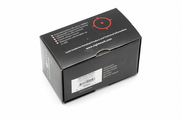 Прицел коллиматорный Sightmark Ultrashot Dual M-Spec 1X33X24 IR FP WP (SM26005) Открытый Circle DOT 2/65 MOA